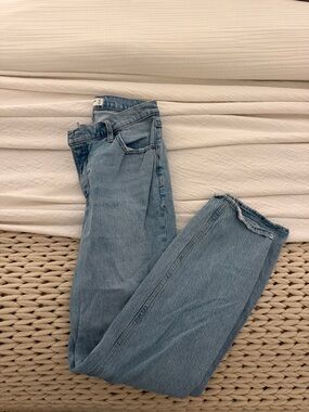 Abercrombie Dad High-Rise Straight Jeans